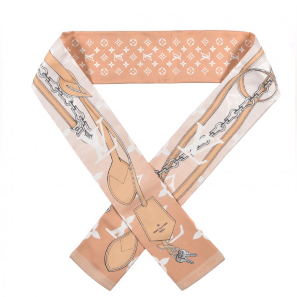 Louis Vuitton Silk Monogram Gradient By the Pool Bandeau